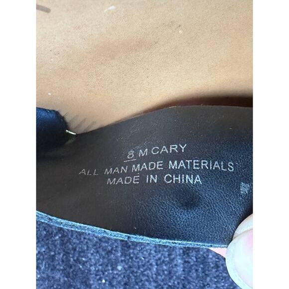 Dolce Vita Black Leather Studded Flat Slide Sandals Women's Size 8 - Picture 8 of 8